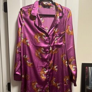 Tiger Pattern Night Shirt